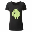 Android Ladies Heart Bamboo Tee